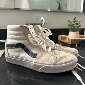 Vans White High-Top Sneakers